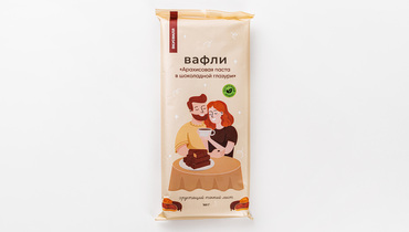 Изображение товара Вафли "Арахисовая паста в шоколадной глазури"