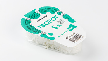 Изображение товара Творог 5% 200 г ВкусВилл - мягкий и полезный перекус для завтрака