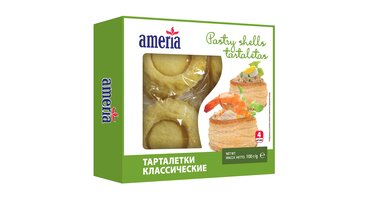 Изображение товара Тарталетки Ameria классические 4 шт 100 г