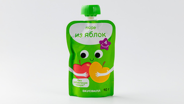 Изображение товара Пюре из яблок, 90 г