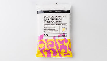 Изображение товара Салфетки влажные хозяйственные универсальные, 30 шт