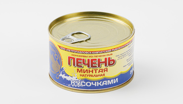 Изображение товара Печень минтая натуральная кусочками 227 г ВкусВилл