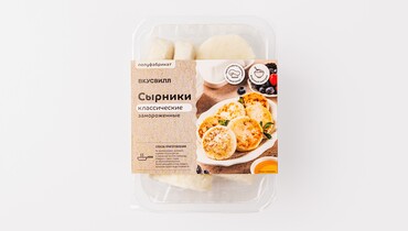 Изображение товара Классические сырники полуфабрикат ВкусВилл 500 г натуральный состав