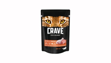 Изображение товара Корм для взрослых кошек Crave Курица консервированный 70 г