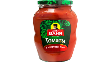 Изображение товара Томаты Дядя Ваня в томатном соке с/б 680 г