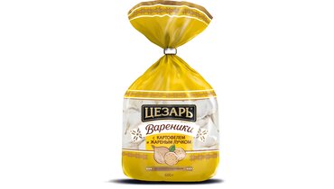Изображение товара Вареники Цезарь с картофелем и жареным лучком 600г натуральное блюдо
