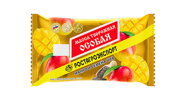 Изображение товара Масса творожная Ростагроэкспорт Особая Манго и семена чиа 23% 180 г