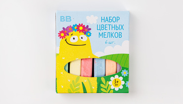 Изображение товара Набор цветных мелков, 6 шт