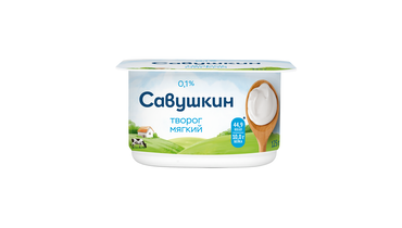 Изображение товара Творог Савушкин продукт Мягкий нежный обезжиренный 125 г