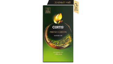 Изображение товара Чай зеленый Curtis Fresh Green пакетированный 25х1,7 г