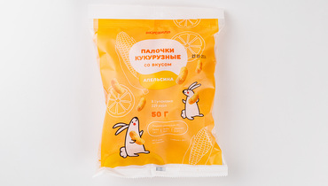 Изображение товара Палочки кукурузные со вкусом апельсина