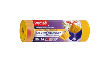 Изображение товара Мешки для мусора Paclan Aroma с завязками 35 л 15 мкм 14 шт