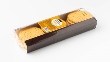 Изображение товара Печенье затяжное Янтарное хрустящее с молочным вкусом 280 г