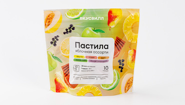 Изображение товара Ассорти из яблочной пастилы, 200г
