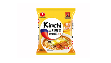 Изображение товара Лапша Nongshim Кимчи Рамен с сырным вкусом пакет 120 г