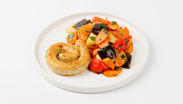 Изображение товара Колбаска куриная с овощами гриль Халяль