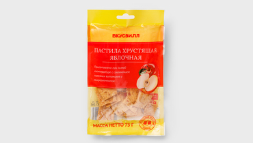 Изображение товара Пастила яблочная хрустящая