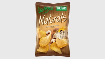 Изображение товара Чипсы картофельные Lorenz Naturals с белыми грибами 100 г