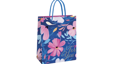 Изображение товара Пакет подарочный Meshu Flower pattern 11х14х6,5 см матовая ламинация