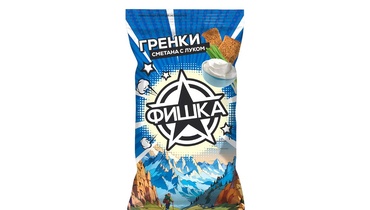 Изображение товара Гренки Фишка Альпийская сметана с луком 120 г