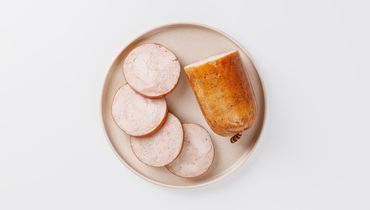 Изображение товара Ветчина куриная "Нежная" ВкусВилл, ароматная и сочная, 100 г