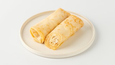 Изображение товара Блины с курицей в сливочном соусе