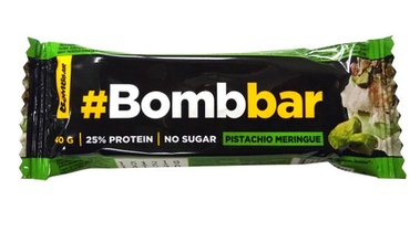 Изображение товара Батончик протеиновый Bombbar глазированный Фисташковая меренга 40 г