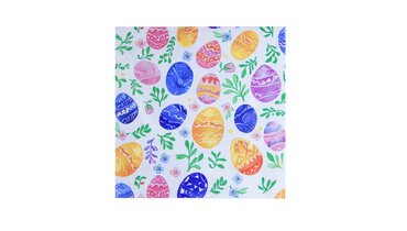 Изображение товара Салфетки бумажные Art Bouquet Акварельные яйца 3-слойные 33 см 20 л