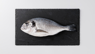 Изображение товара Дорадо 400/600 замороженная рыба деликатесная, бренд ВкусВилл, Турция