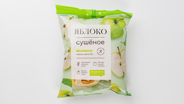 Изображение товара Сушеное яблоко ВкусВилл 75 г - полезный перекус