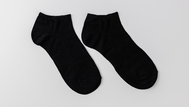 Изображение товара Носки черные универсальные 95% хлопка, размер 29-31, 1 пара