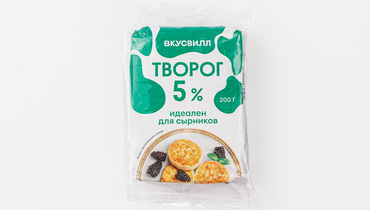 Изображение товара Творог для сырников 5%, 200 г