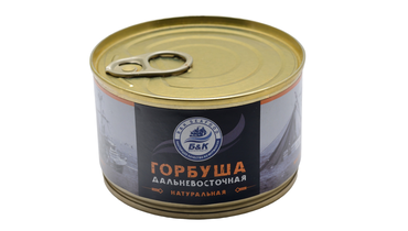 Изображение товара Горбуша куски Б&К натуральная стерилизованная 240 г