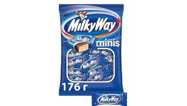 Изображение товара Шоколадные батончики Milky Way minis суфле покрытое молочным шоколадом 176 г