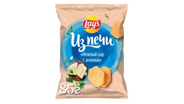 Изображение товара Чипсы картофельные Lay`s Из печи Нежный сыр с зеленью 85 г