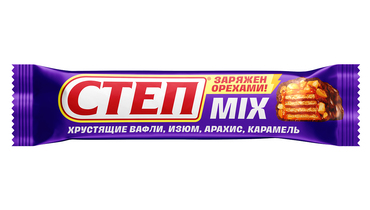 Изображение товара Батончик вафельный Славянка Степ MIX глазированные 40 г