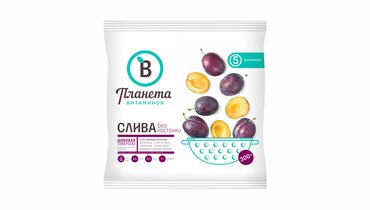 Изображение товара Слива Планета Витаминов кусочками замороженная 300 г