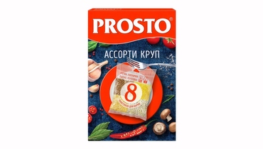 Изображение товара Ассорти Prosto гречка пшено пшеничка и перловка в пакетиках 500 г