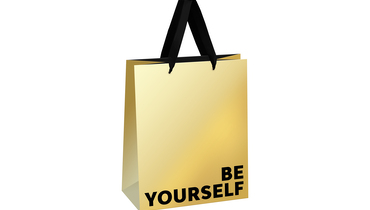Изображение товара Пакет подарочный Meshu Be yourself 18х23х10 см матовая ламинация