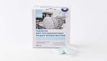 Изображение товара Таблетки для посудомоечных машин б/ф, 24 шт