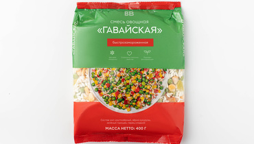 Изображение товара Смесь овощная "Гавайская", свежезамороженная
