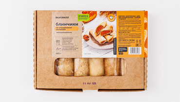 Изображение товара Блинчики со сгущенным молоком, зам.