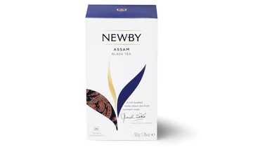 Изображение товара Чай черный Newby Ассам пакетированный 25х2 г для бодрости и наслаждения