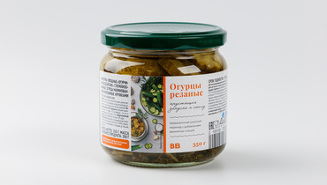 Изображение товара Огурцы резаные маринованные