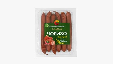 Изображение товара Колбаски полукопченые Сосновоборская Чоризо 330 г