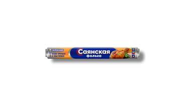 Изображение товара Фольга Саянская алюминиевая в рулоне для запекания 14 мкм 40м х 29см