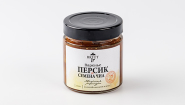 Изображение товара Варенье из персика с семенами чиа на сиропе из топинамбура