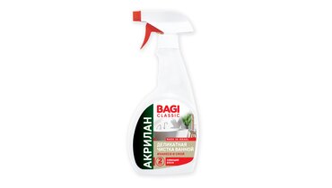 Изображение товара Средство чистящее для ванной комнаты Bagi Classic Шуманит Акрилан спрей 400 мл