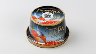 Изображение товара Икра кеты лососевая замороженная 125 г ВкусВилл – деликатес для праздника и повседневного стола