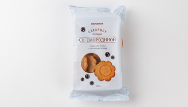 Изображение товара Печенье сахарное со смородиной
